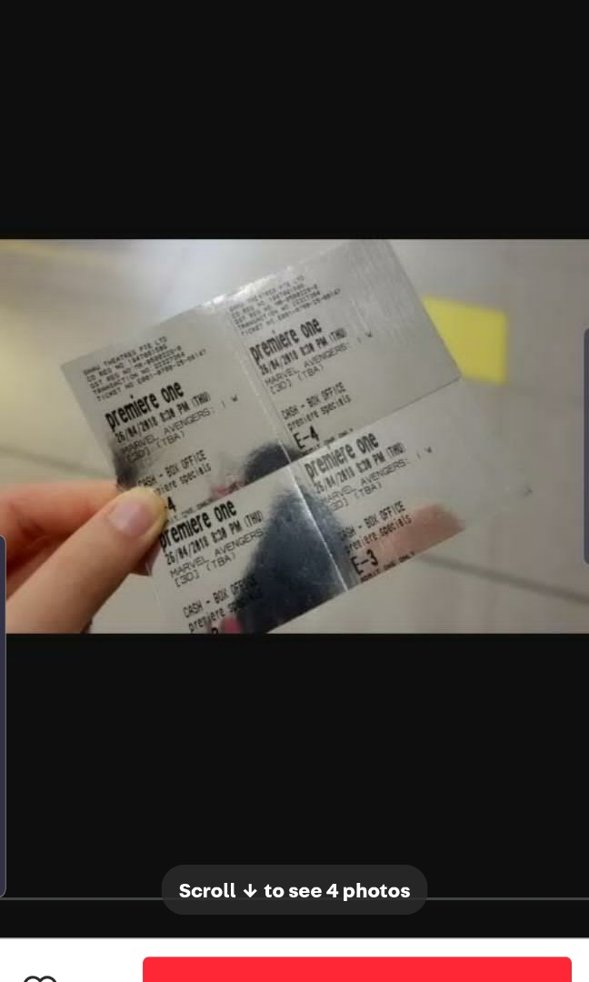Shaw Premiere Movie Tickets Tickets Vouchers Vouchers on Carousell
