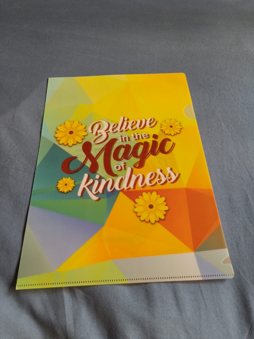 Singapore Kindness Movement A4 file, Books & Stationery, Stationery on ...