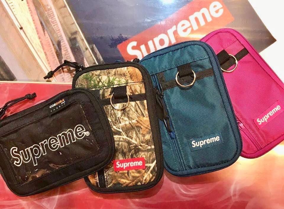 Supreme FW19 Small Zip Pouch, 男裝, 袋, 腰袋、手提袋、小袋 