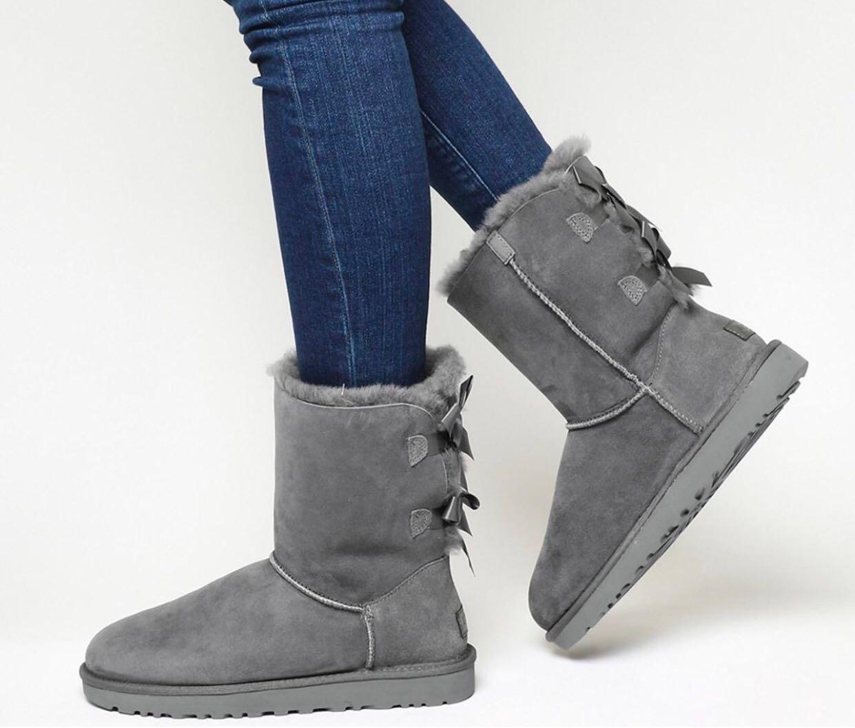 blue ugg boots with bows