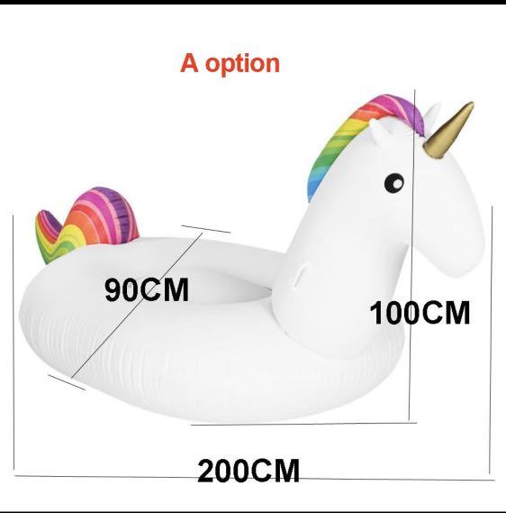 Unicorn Float (Category: Others) located in Kuching. Submitted by shellablair (Listing ID 259044182, Image 1). Description: Used once No defect.as good as new Product Specifics Name:200CM inflatable unicorn pool float Size:200cm*90cm*100cm Shape:Giant unicorn Function:Swim,Pool fun,Holiday fun, Gift and so on Applicable People:Adult and children .