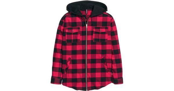 Hooded flannel h&m Clearance