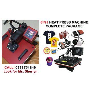 Heat Press Machine 6in1 Complete Package