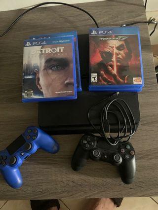 Complete sets of PS4 for sale.  2 controller and 4 consoles. Memory: 1 Terra Bite...Slightly used.... Good as new... Price bargainable. For those interested, you may reach me thru 09999905099.😊😊