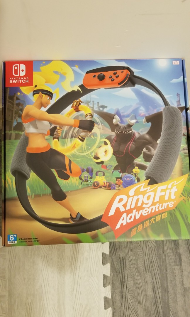 二手 健身環大冒險 中文版 連特典 Ring Fit Adventure, ringcon, 電子遊戲, 電子遊戲, Nintendo 任