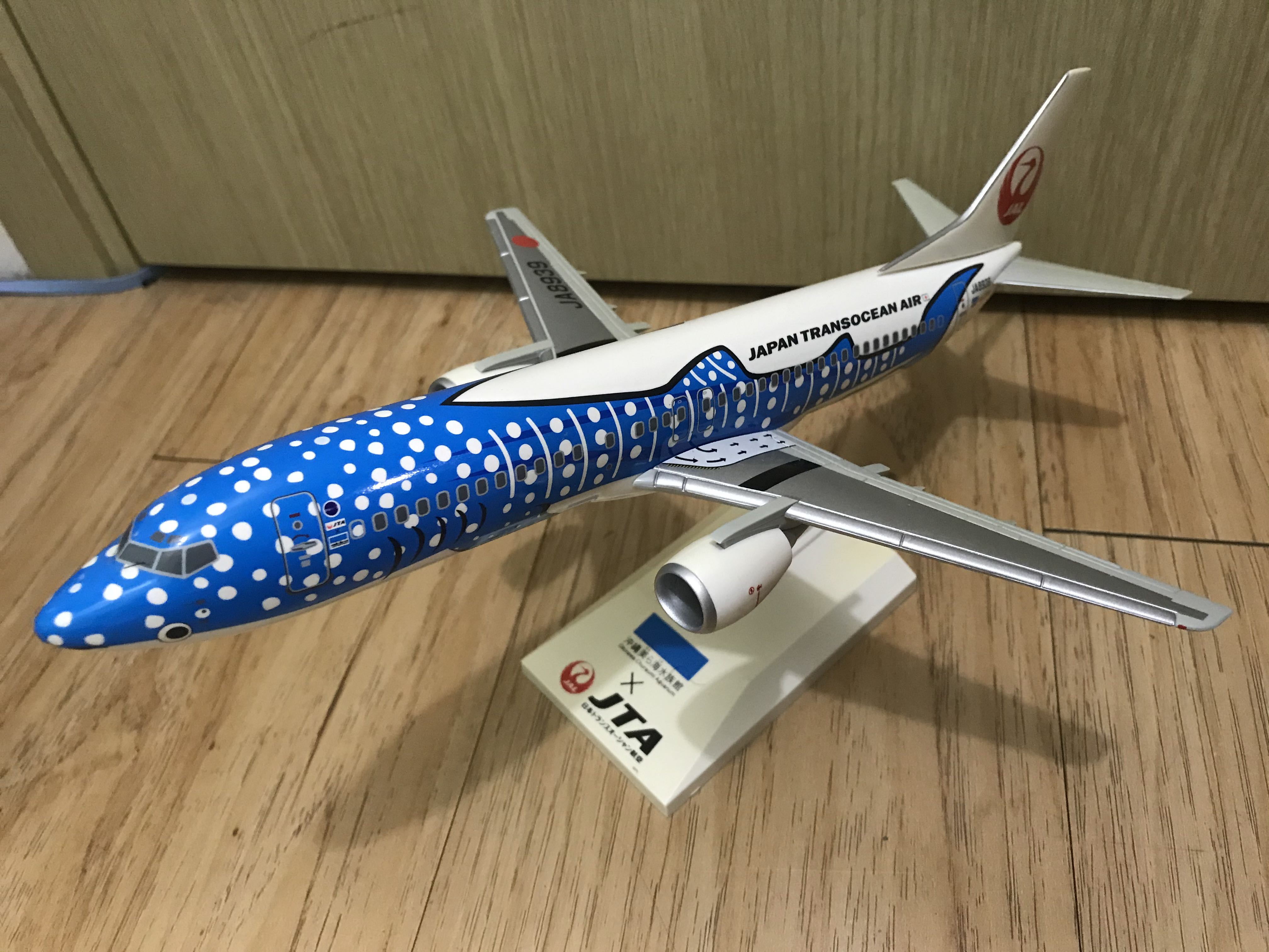 飛機模型JAL 日本航空Boeing 沖繩限定鯨鯊特別版Okinawa airplane 