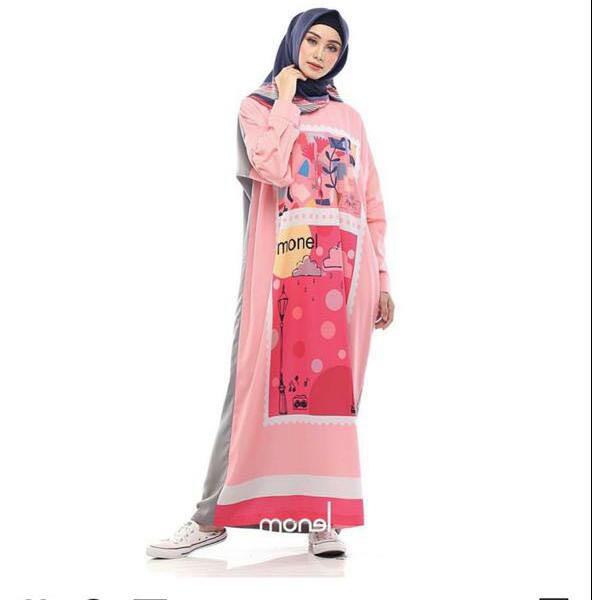 Abaya Gamis Monel Sale Fesyen Wanita Muslim Fashion Lainnya Di Carousell
