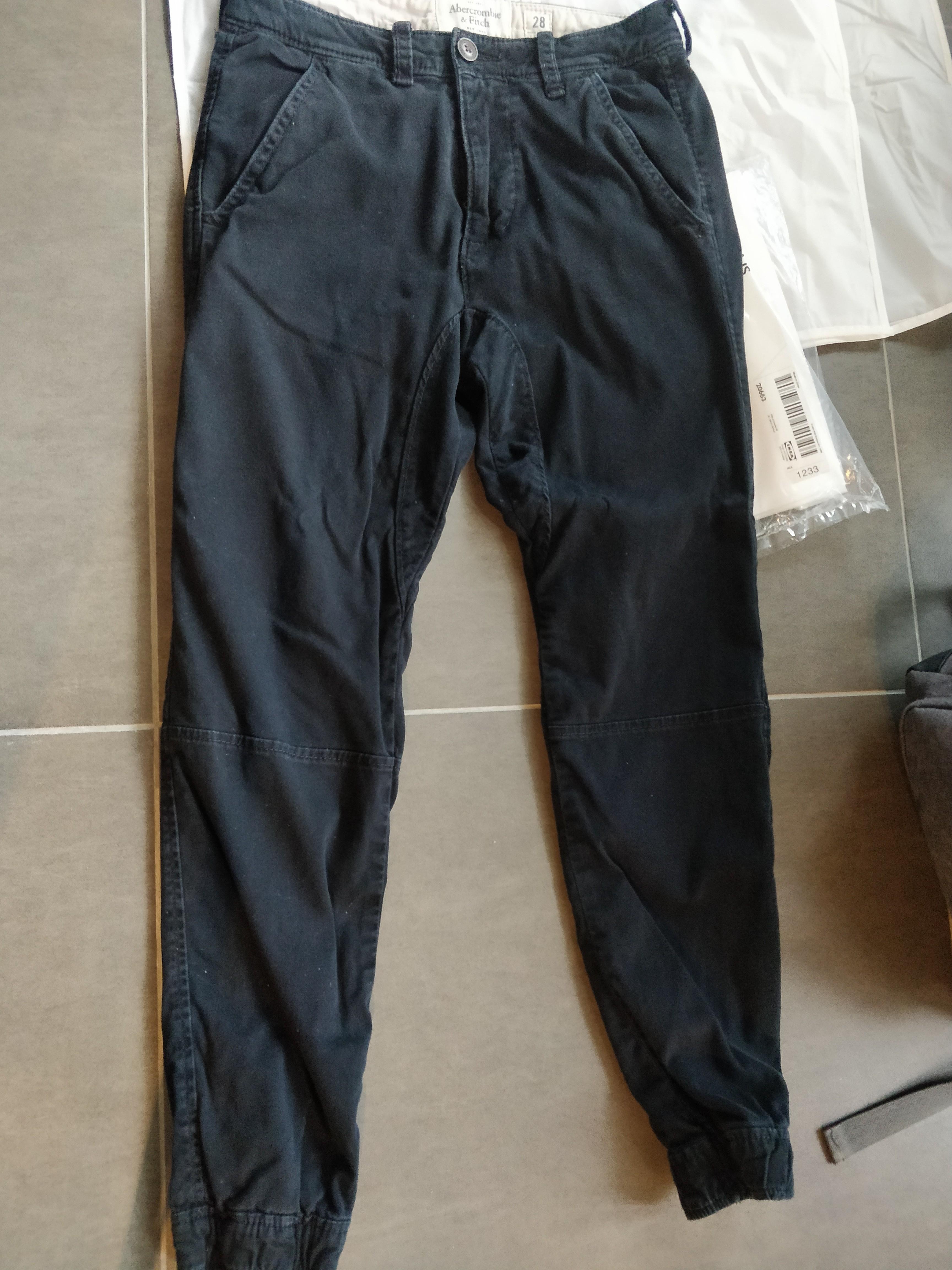 Fitch A\u0026F jogger twill pants 