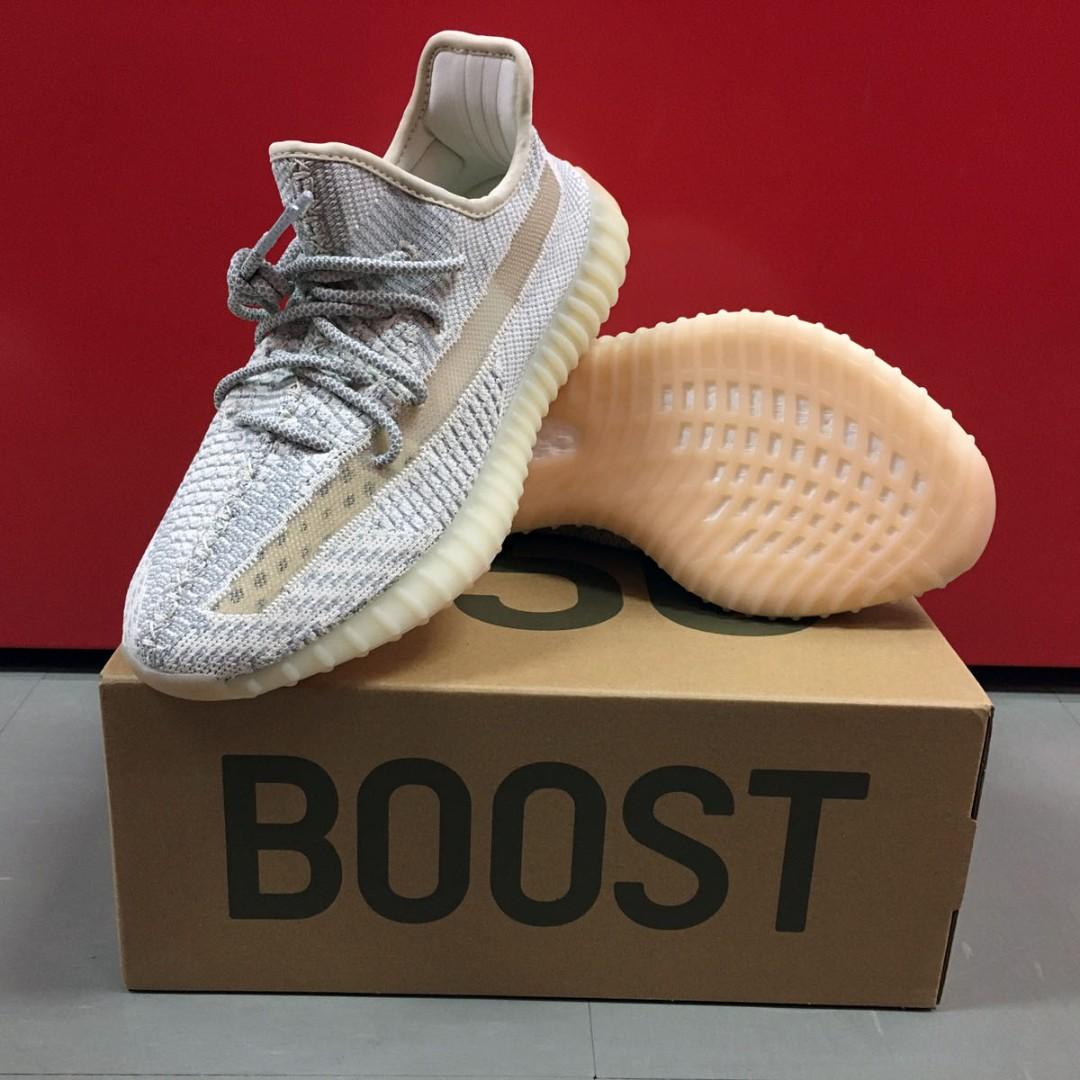 ADIDAS YEEZY BOOST 350 V2 LUNDMARK FU9161 STATIC BLACK RED GLOW