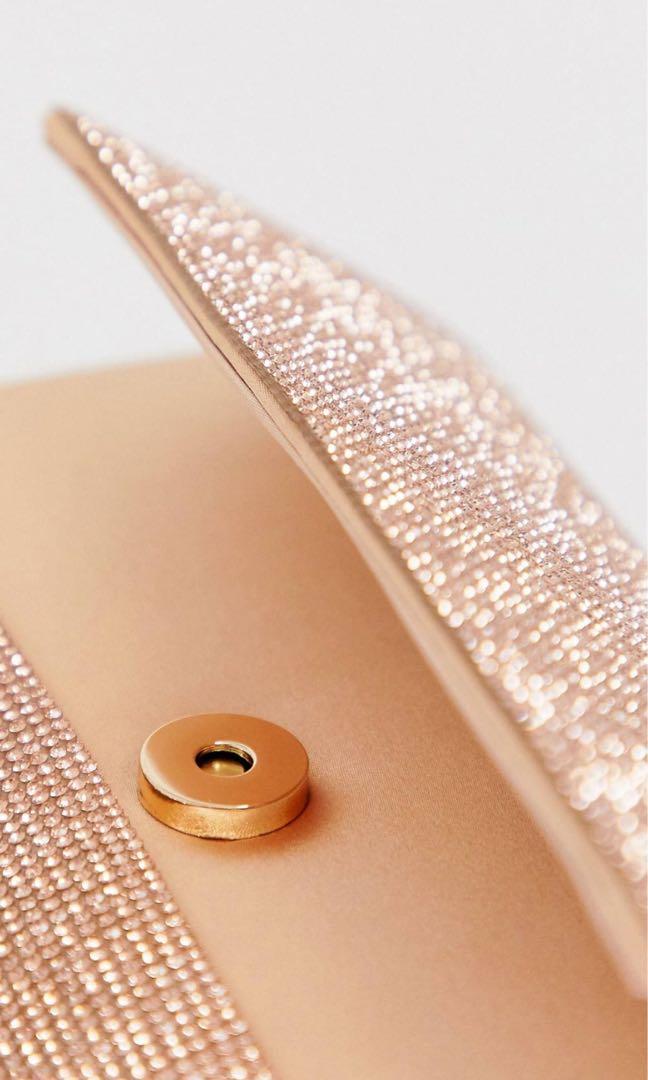 Aldo rose clearance gold clutch