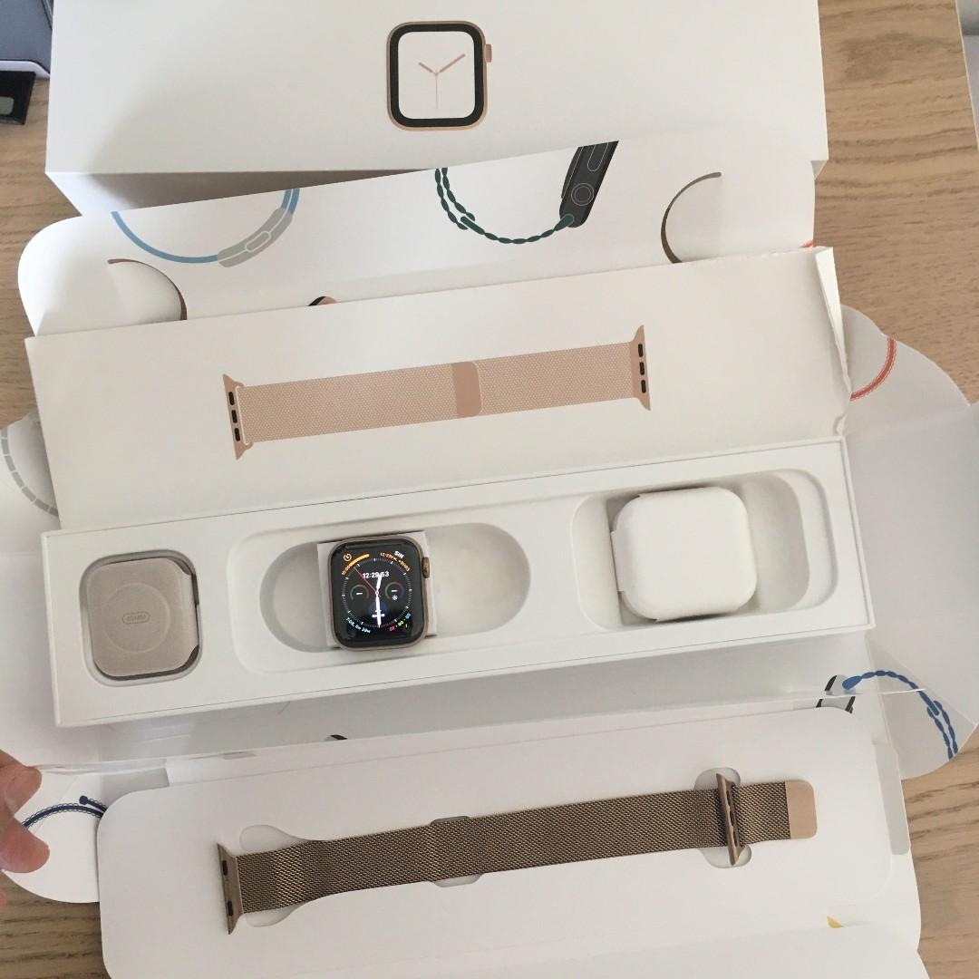 Apple watch series 4 40mm gold cellular hot sale
