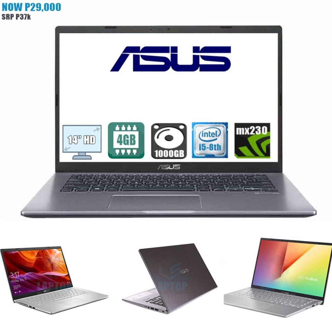 Asus X409f Intel I5 8th Gen 4gb 1 000gb Hdd Nvidia Mx230 14in Hd Electronics Computers Laptops On Carousell