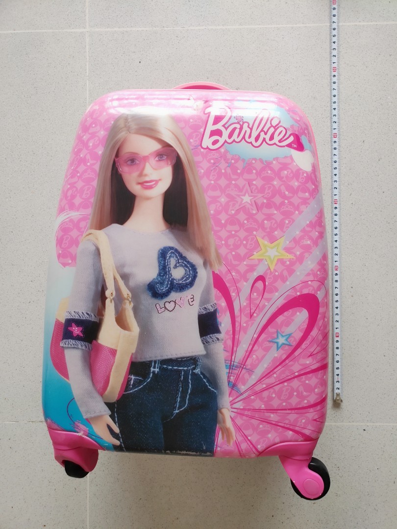 Barbie luggage, Hobbies & Toys, Travel, Luggage on Carousell
