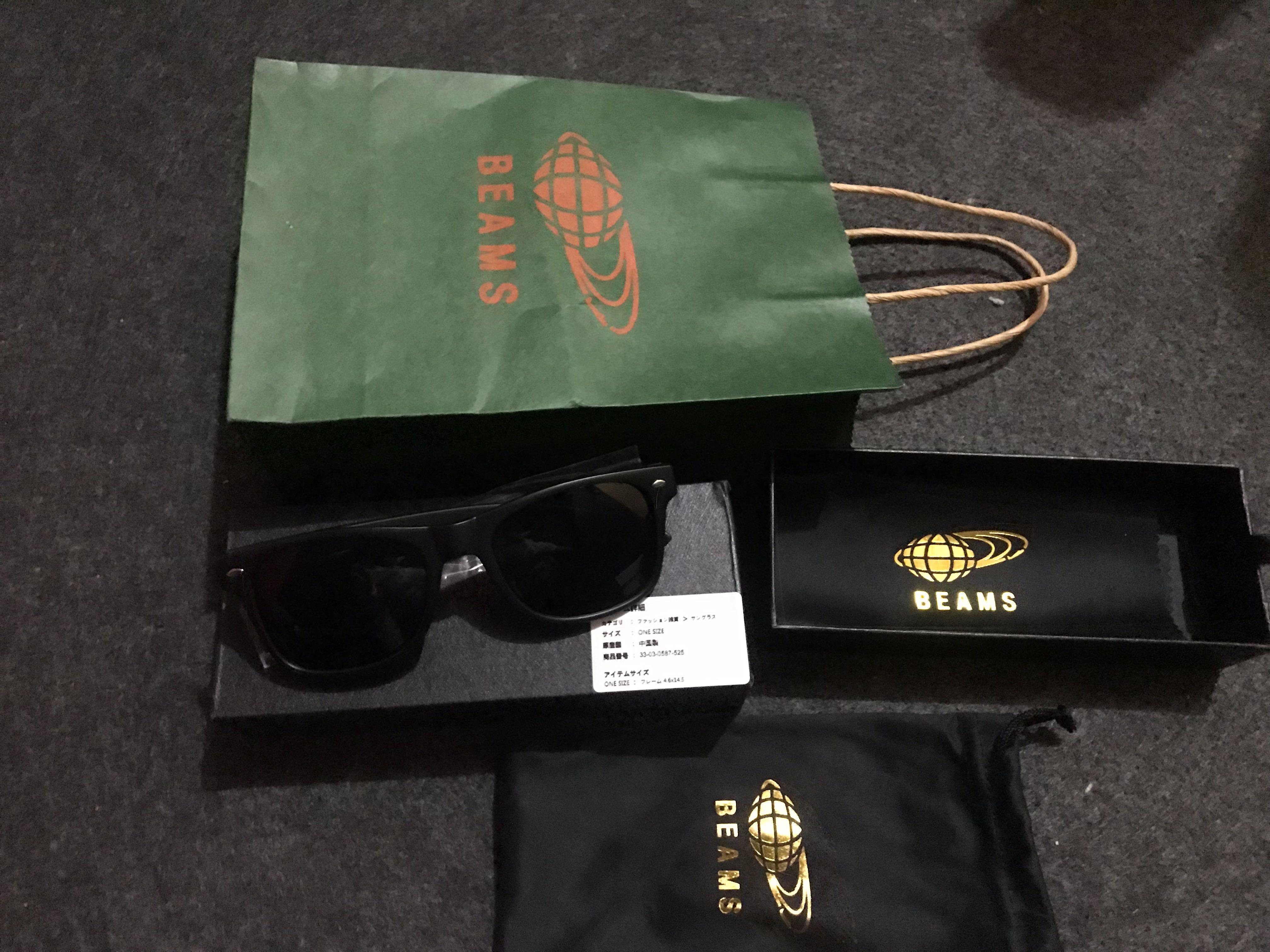 Beams classic japan sunglasses rayban wayfarer 100 UV, Men's Fashion