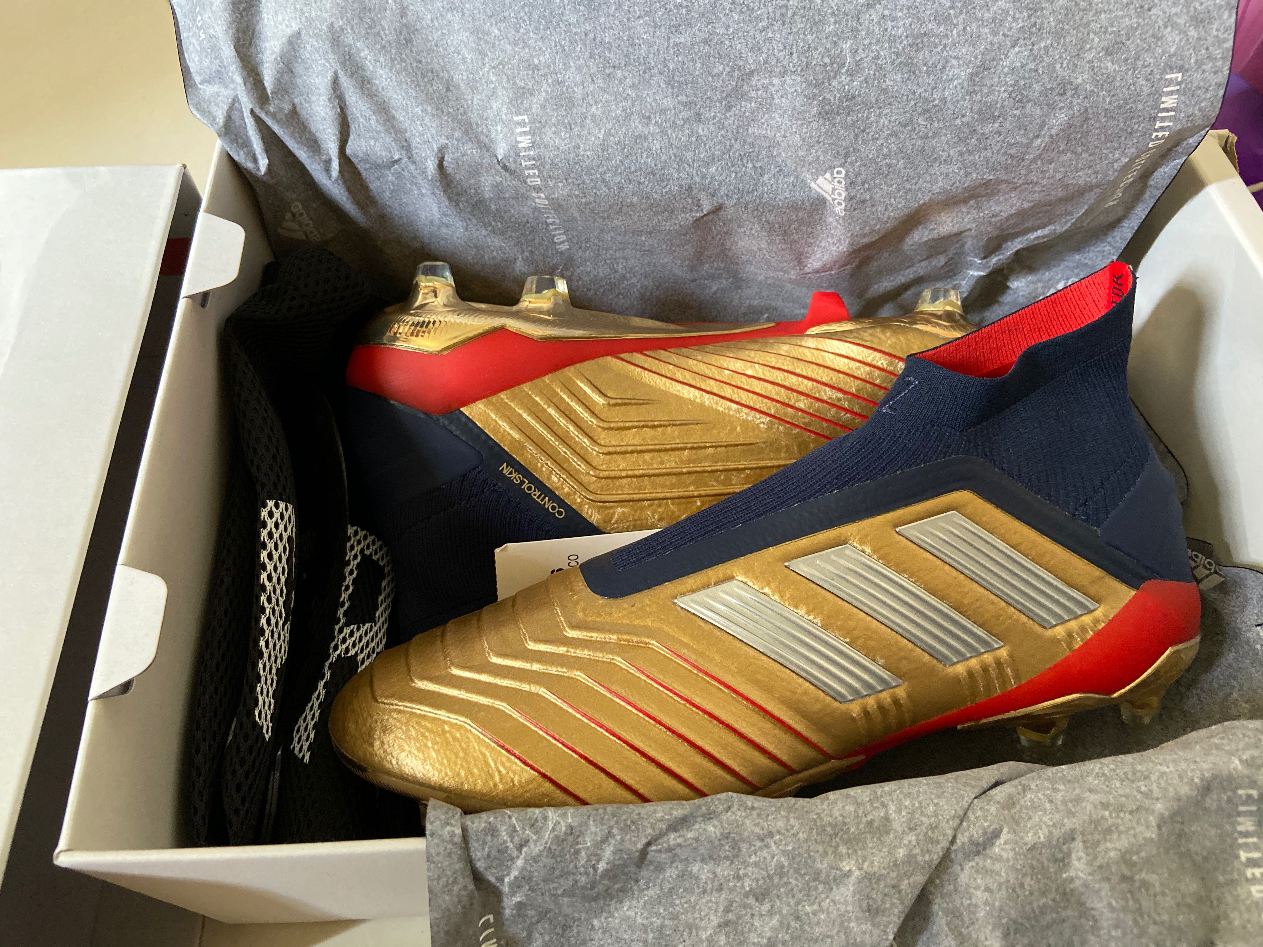 Adidas predator 19 hotsell fg zidane beckham gold