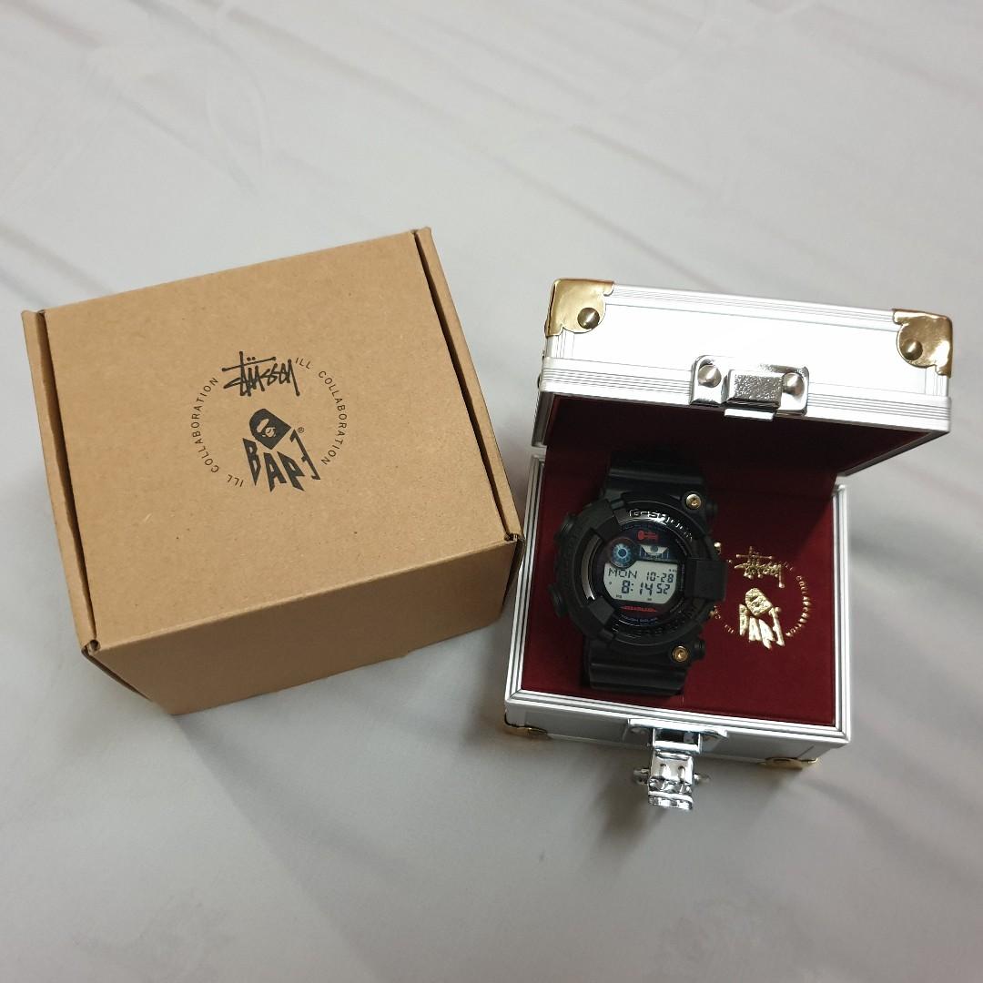 G shock frogman stussy x bape online