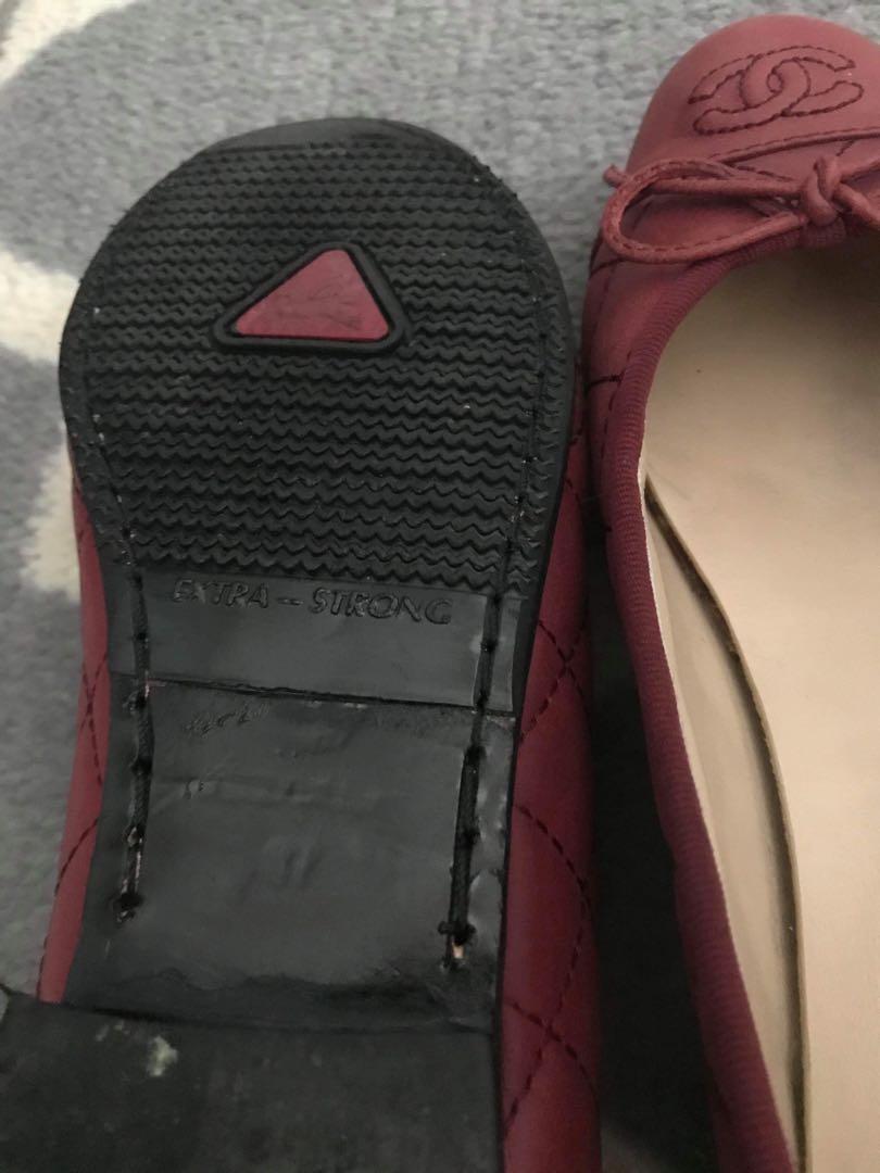 Chanel Quilted Lambskin Ballerina (Category: Flats & Sandals) located in Quezon City. Submitted by runrabbitrun (Listing ID 259278652, Image 3). Description: Authentic Chanel Shoes from US. Has a sole protector underneath for extra sturdiness. Great quality and rarely used.