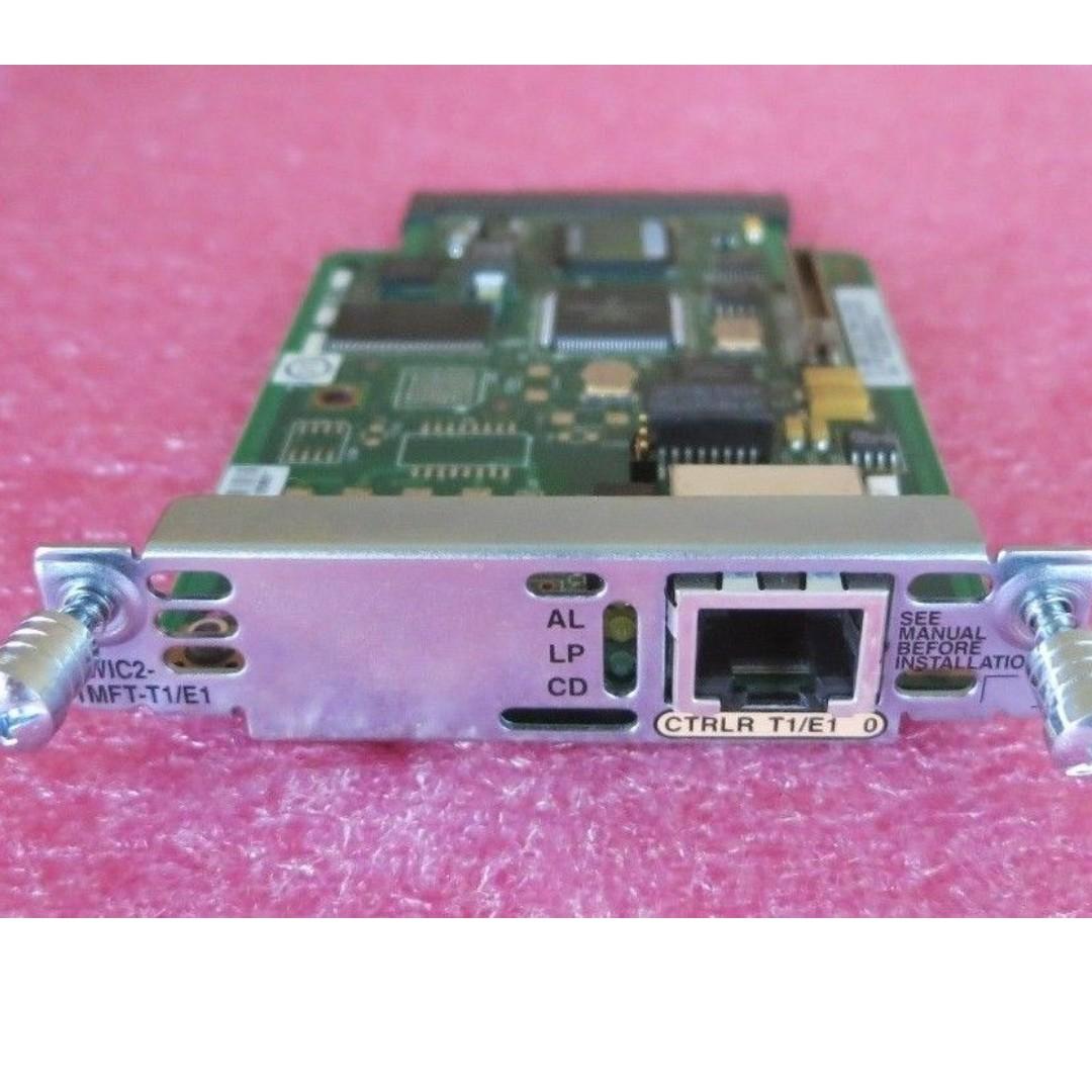Cisco VWIC2-1MFT-T1/E1 (Category: Networking) located in Quezon City. Submitted by kokomatching (Listing ID 259221396, Image 1). Description: Cisco VWIC2-2MFT-T1/E1 2nd Gen. 2-Port T1/E1 Multiflex Trunk Voice/ WAN Card 1500AED Cisco VWIC2-2MFT-T1/E1 2nd Gen. 1-Port T1/E1 Multiflex Trunk Voice/ WAN Card 1000AED.