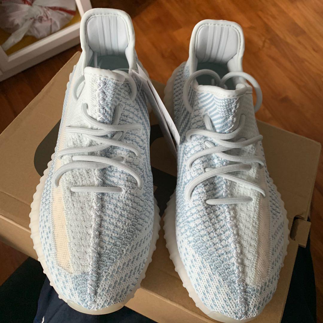 clearance under retail US 9 UK 8.5 Adidas cloud white Yeezy
