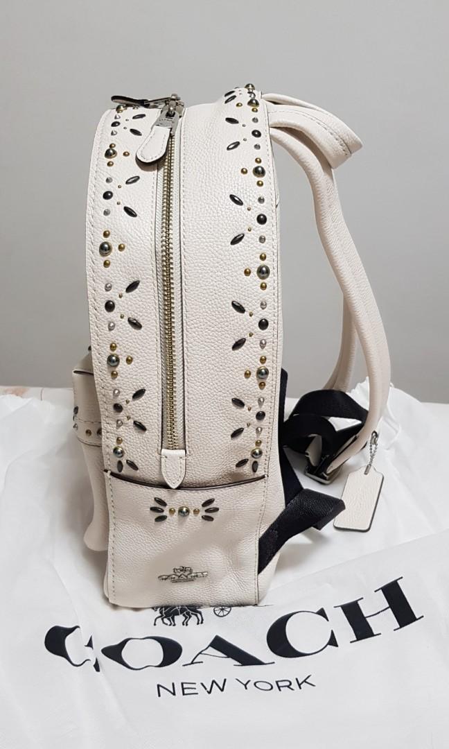 Coach campus hotsell backpack with rivets