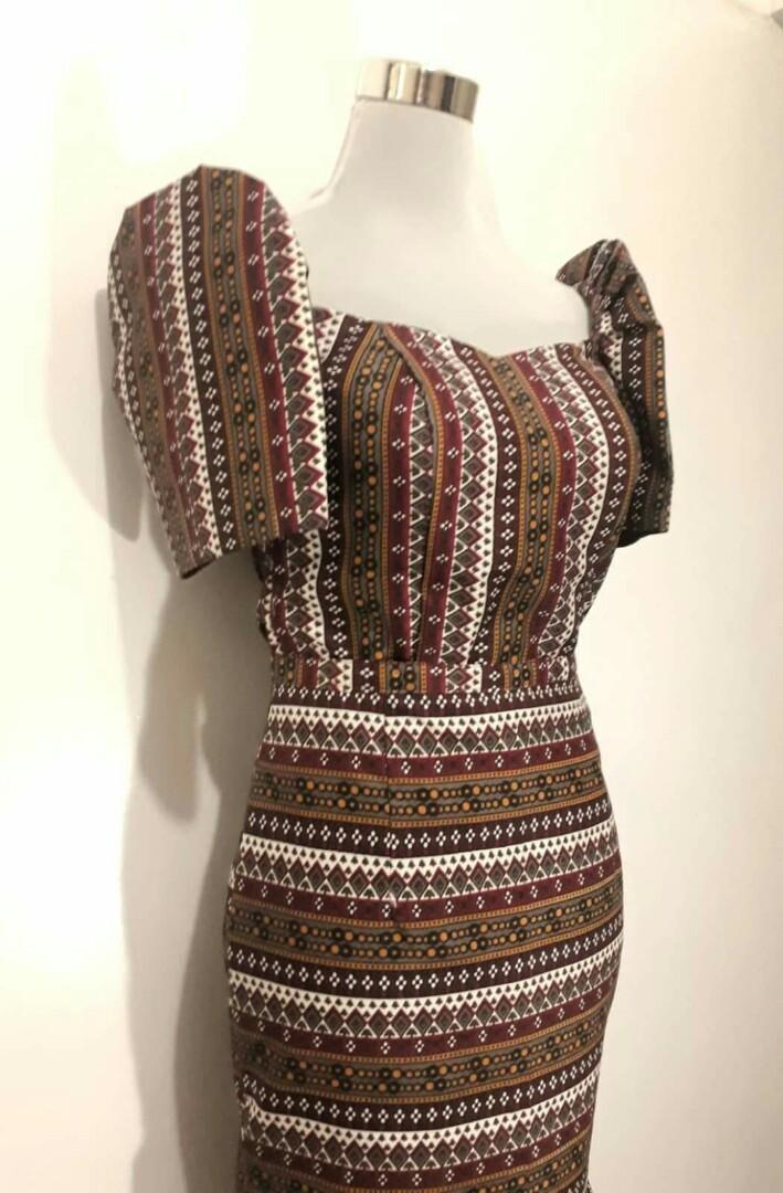 ethnic filipiniana dress