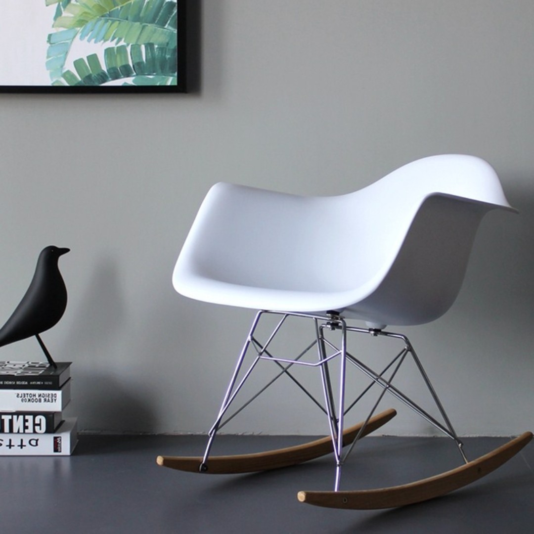 Free Delivery Rocking Chair Eames Chair Study Chair Type C Furniture Tables Chairs On Carousell