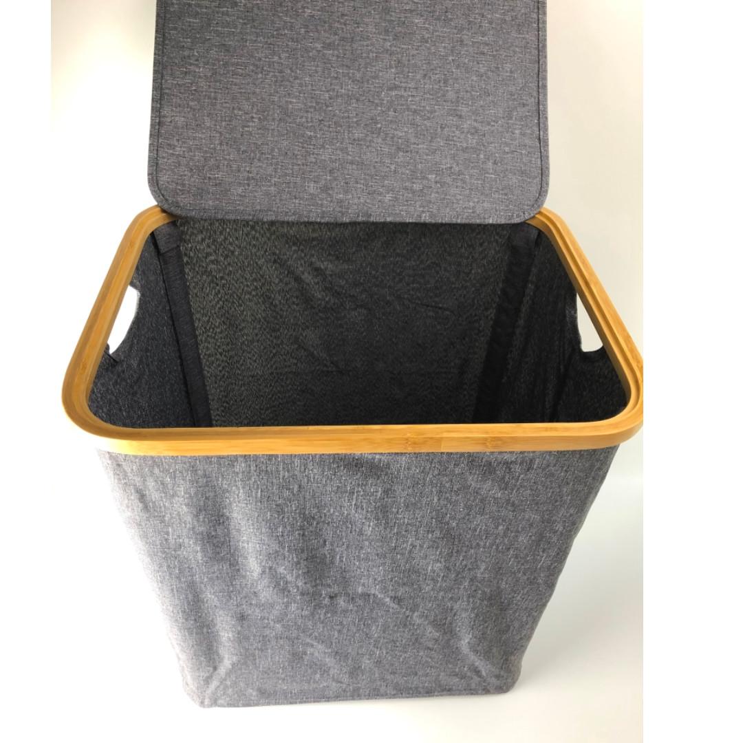 Gray Modern Collapisble Laundry Hamper (Category: Laundry Baskets) located in Quezon City. Submitted by knusph (Listing ID 259252592, Image 3). Description: ===CLEARANCE SALE !!!=== Tote a full load of dry laundry to your dresser in this laundry hamper. Two cut out handles provide carrying options. Between laundry days, the basket collapses smoothly for compact storage. This modern bin also stores toys, magazines, throw blankets in style. Dimensi