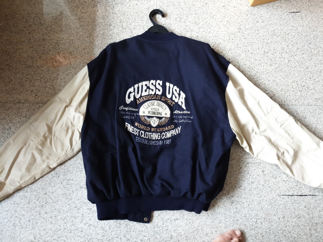Guess Jacket, Men's Fashion, Coats, Jackets and Outerwear on Carousell