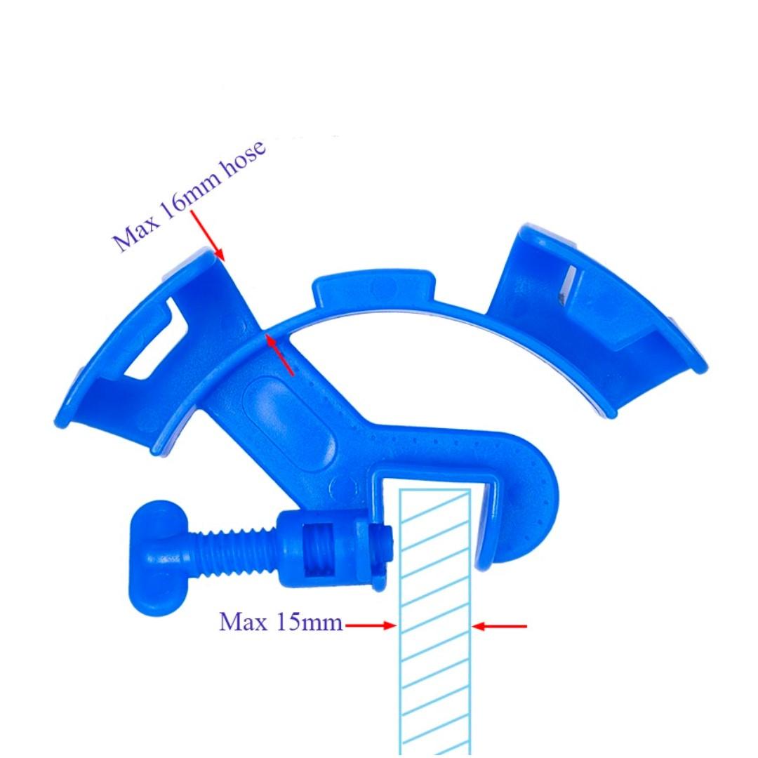 Hose Holder Clamp Hanger Adjustable Mount for Fish Tank Aquarium, Pet