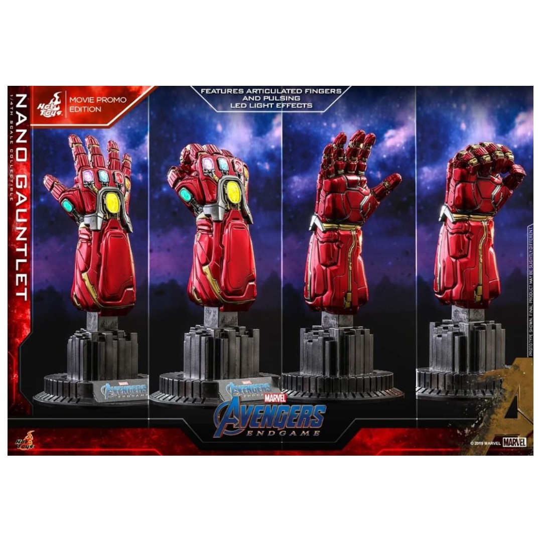 hot toys iron man endgame gauntlet