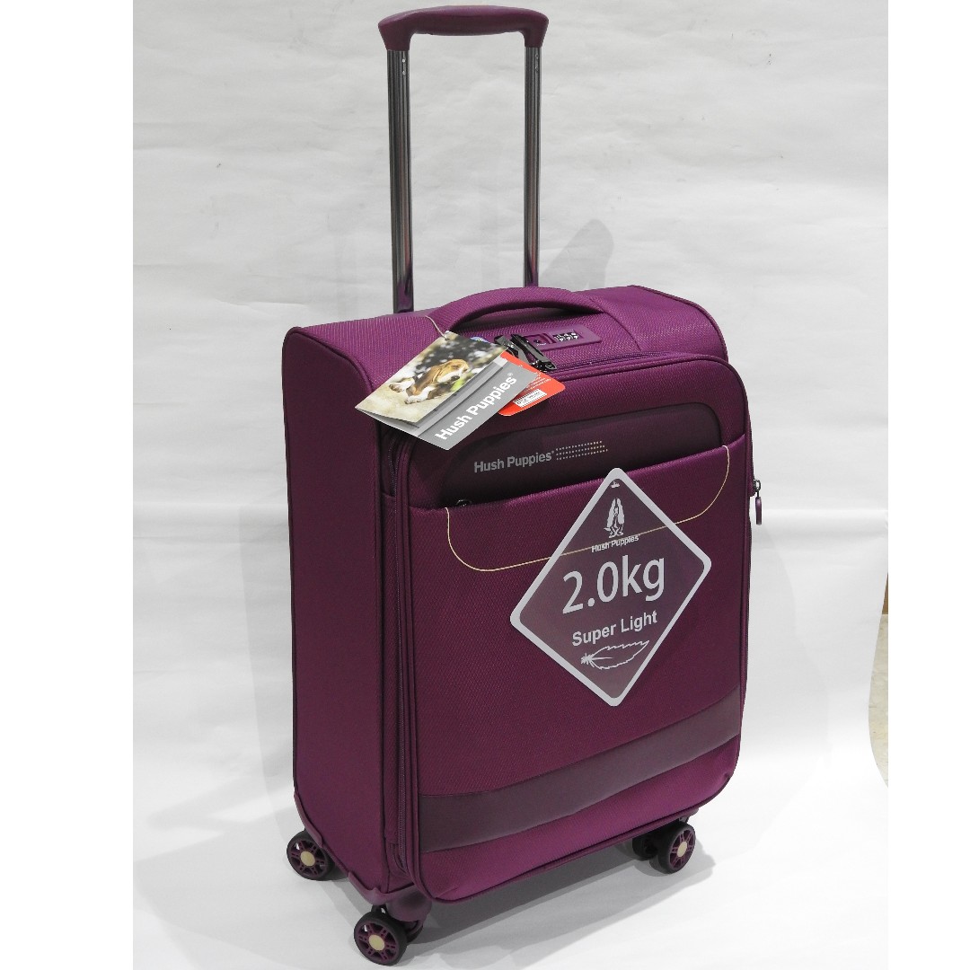 Cabin / Luggage (Hush Puppies, 2.0 kg Light) Purple, & Toys, Travel, Luggage on Carousell