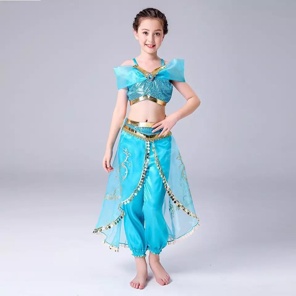 Jasmine Aladdin Halloween Costume Babies Kids Girls Apparel 4 To 7 Years On Carousell