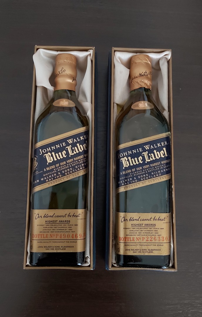 Johnnie Walker Blue Label limited edition miniature whisky ...