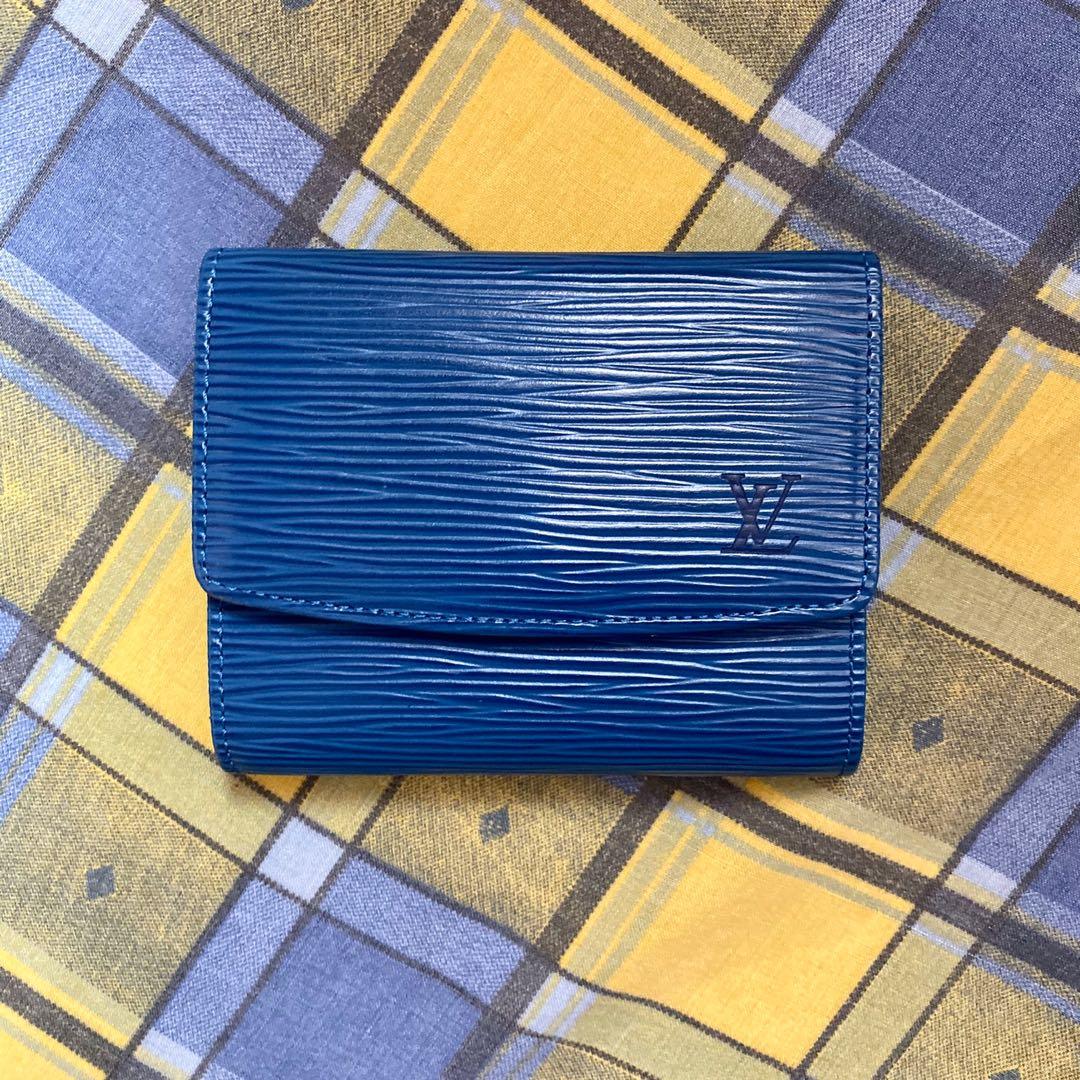 Louis Vuitton blue epi wallet, Luxury, Bags & Wallets on Carousell