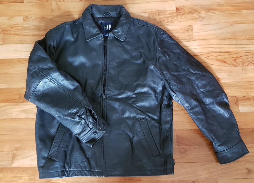 the gap leather jacket