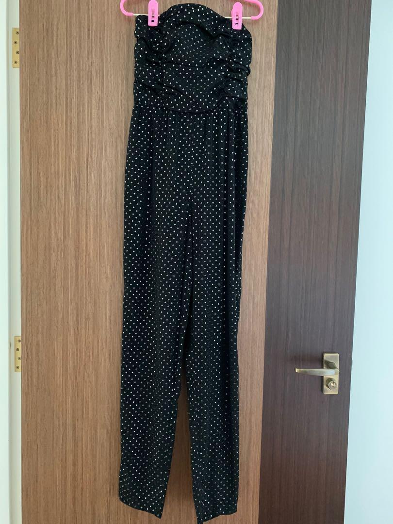 diamond studded jumpsuit