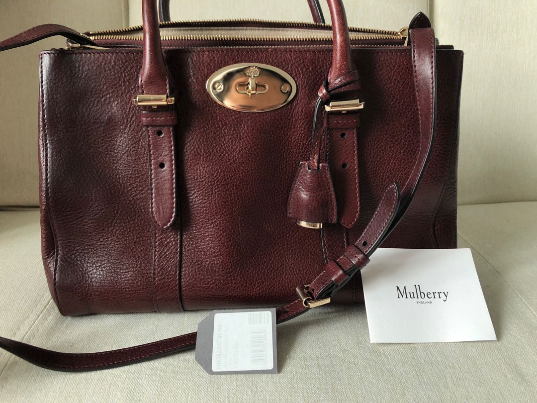 Mulberry bayswater double zip tote Outlet
