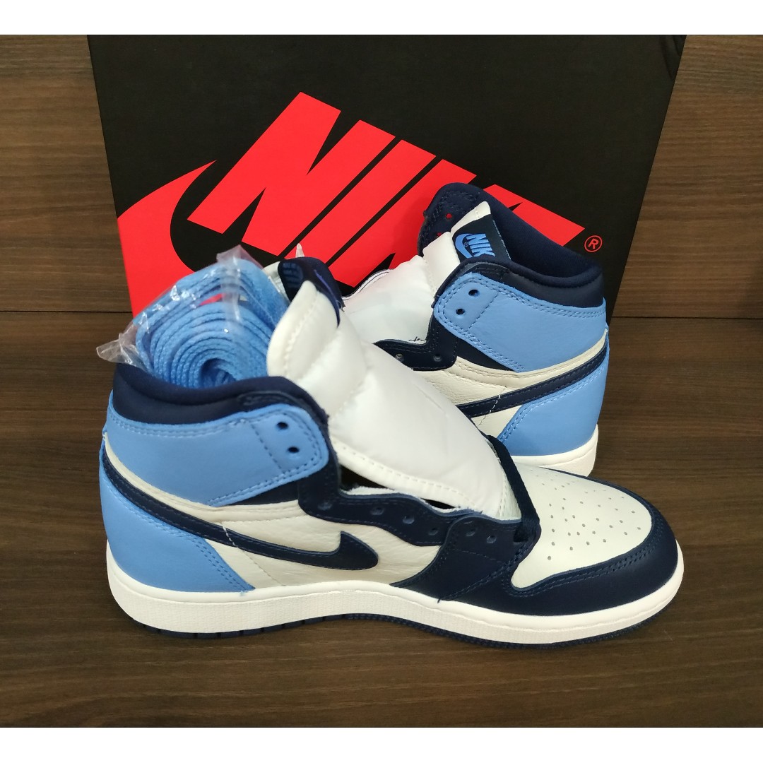 Nike Air Jordan 1 Retro High Obsidian UNC GS