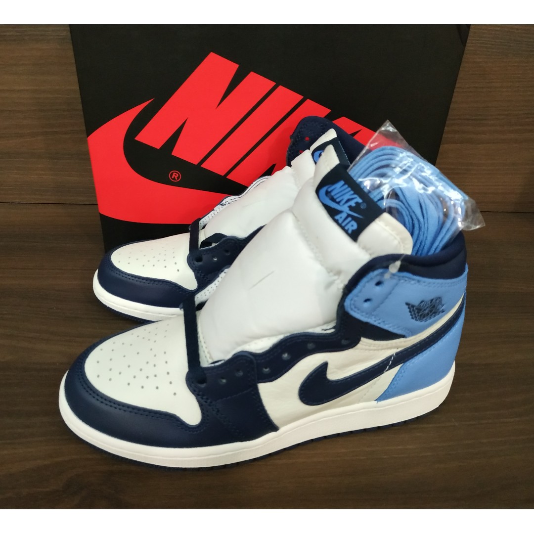 nike air jordan 1 obsidian unc