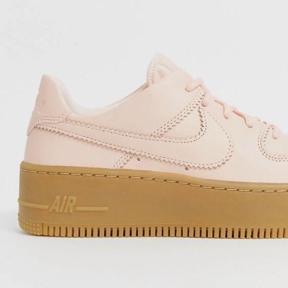 Nike air force 1 sage low gum sole cheap