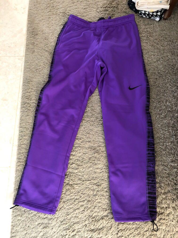 Mens purple sweatpants Clearance