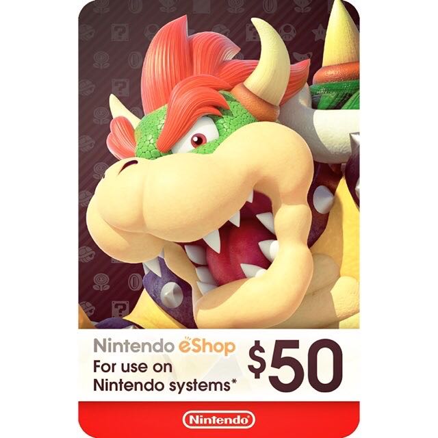 nintendo switch gift cards