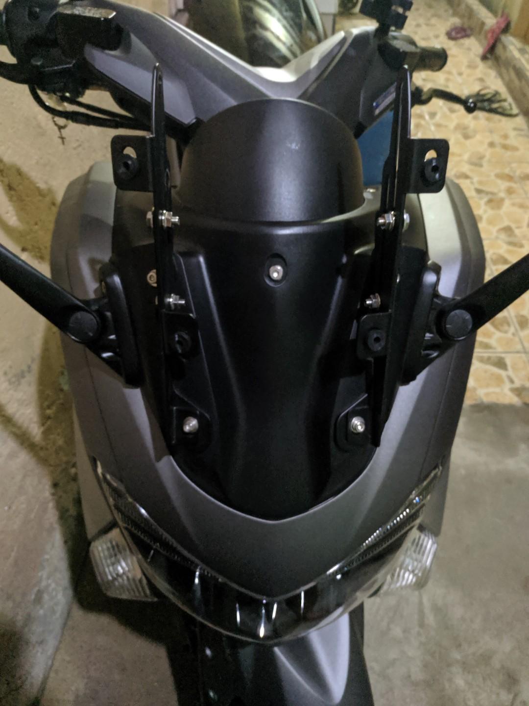 NMAX R25 Side Mirror With Bracket Medium Stem, Motorbikes, Motorbike