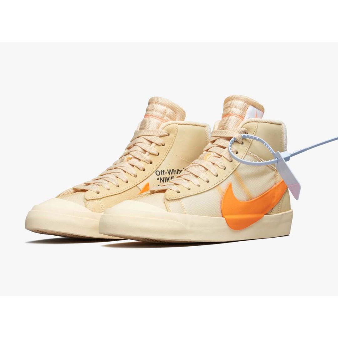nike blazer mid all white