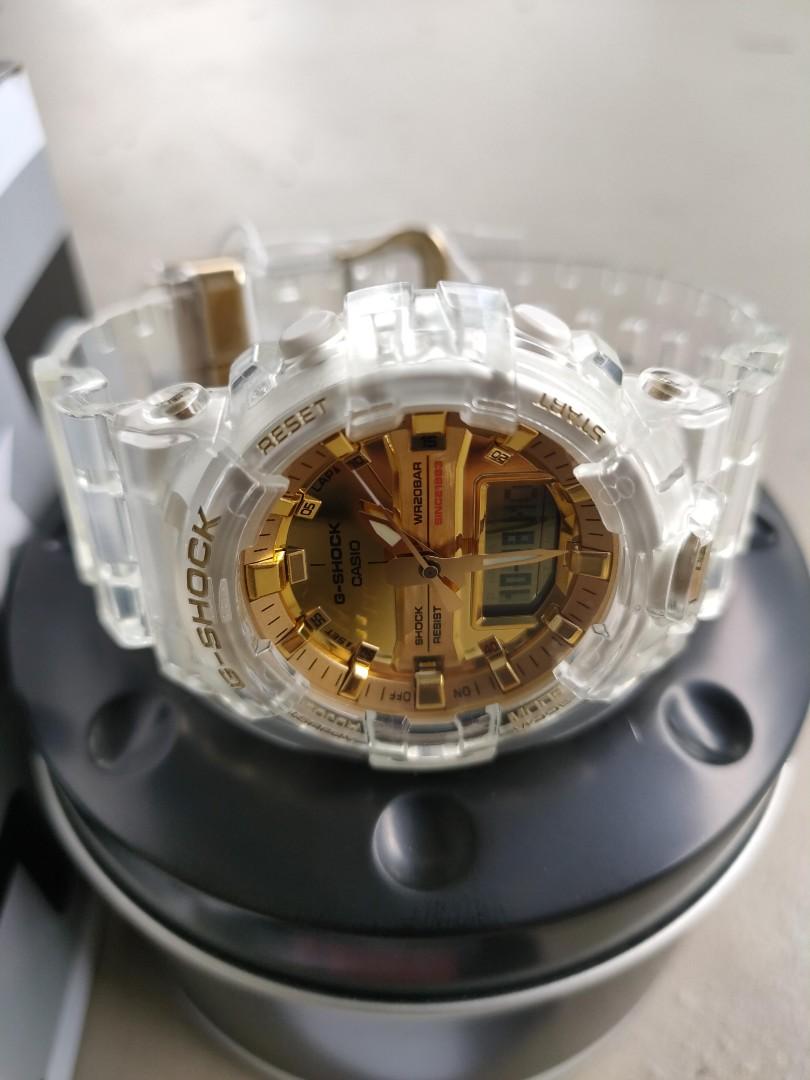 ORIGINAL Casio G Shock 35TH ANNIVERSARY LIMITED EDITION Glacier Gold Watch GA835E 7A
