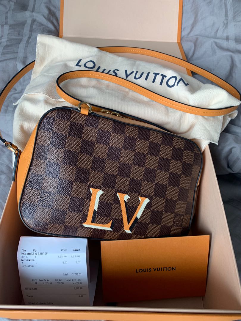 Louis Vuitton Santa Monica (safran) like new, Luxury, Bags & Wallets on  Carousell