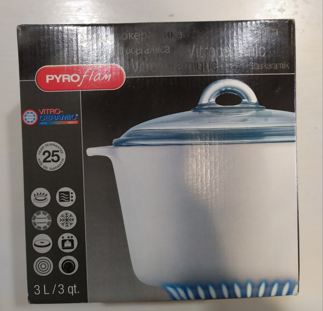 PYREX Pyroflam Steamer Set, Furniture & Home Living, Kitchenware ...