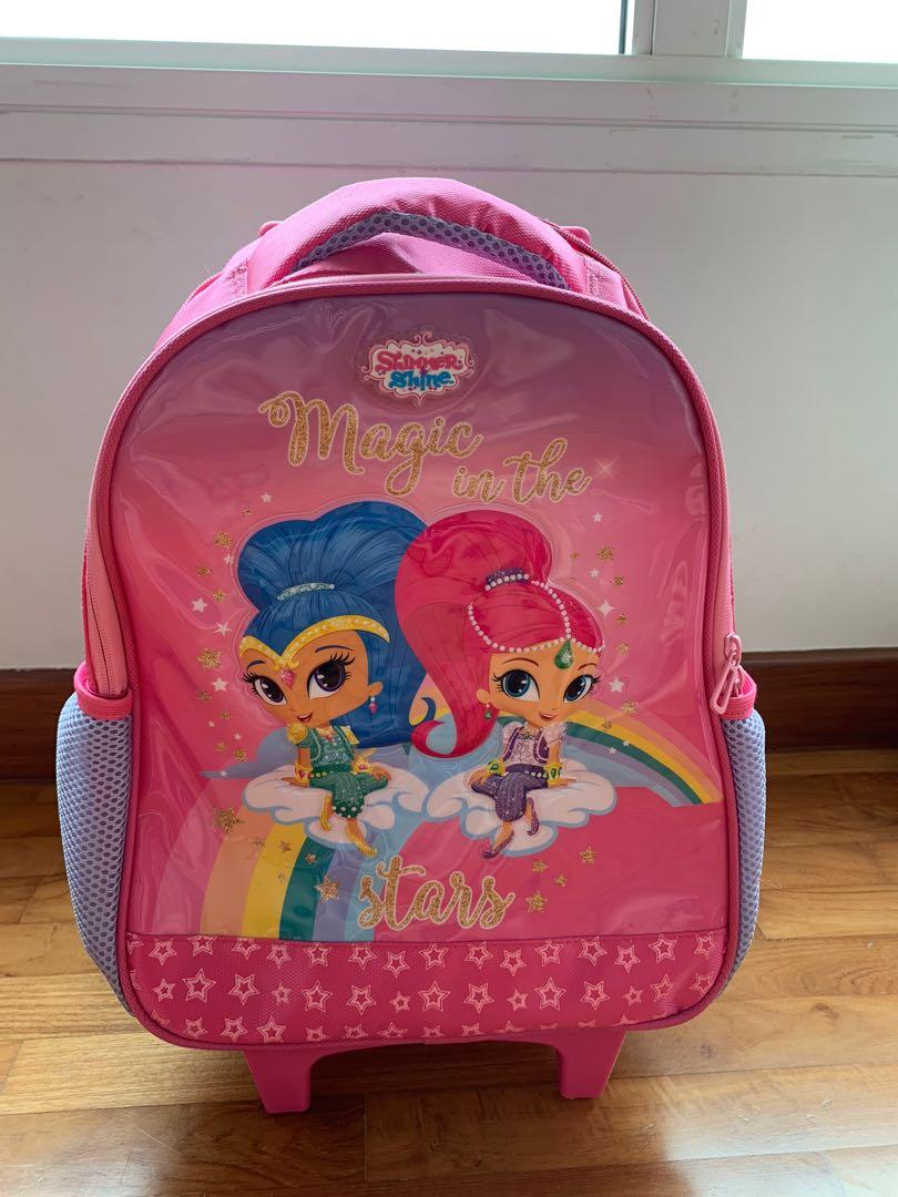 shimmer and shine trolley bag