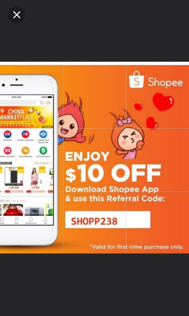 First time user shopee promo code hotsell