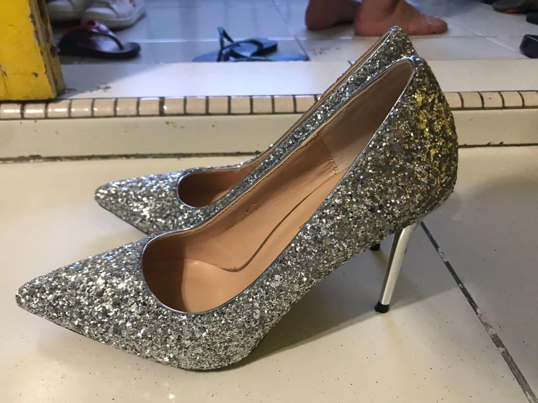 Glitter heels for women Clearance